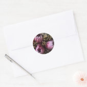 Protea Bouquet Ronde Sticker (Envelop)