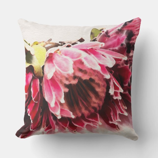 Protea Bouquet Spring Collectie Pillow Outdoor 1 Buitenkussen (Voorkant)
