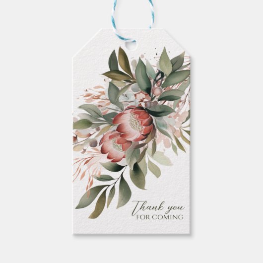 Protea Cadeautags Cadeaulabel (Voorkant)