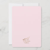 Protea en Anemones Religieuze Uitnodiging (Achterkant)