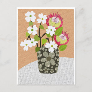Protea en Dogwood Briefkaart