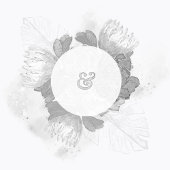 Protea en Planten Trouwkaart Save The Date Uitnodi Kaart