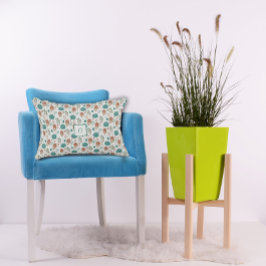 Protea Flower Desert Floral beige Pattern Accent Kussen