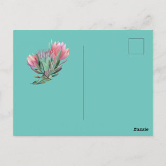 Protea flower invitation briefkaart