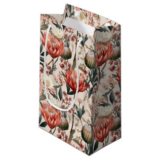 Protea Flowers Floral Botanische Natuur geïnspiree Klein Cadeauzakje
