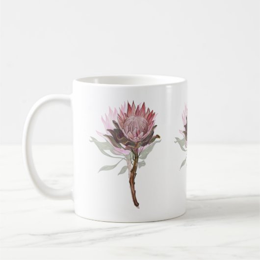 protea flowers koffiemok (Links)