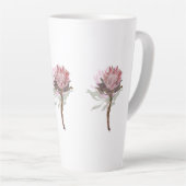 protea flowers latte mok (Rechterhoek)