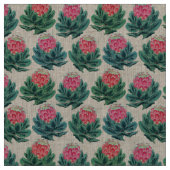 Protea Flowers Pattern Stof (Swatch)