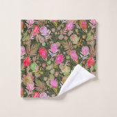 Protea Garden Bath Towel Set Bad Handdoek (Wasdoekje)