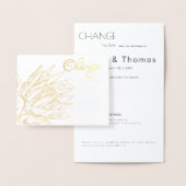 PROTEA GOUD & WIT ELEGANT FOLIE KAARTEN (Display)