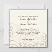 Protea Hummingbird - Wedding Invitation Kaart (Voorkant)