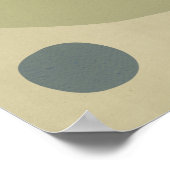 Protea Line Abstract Shapes Trendy Botanical Poster (Hoek)