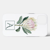 Protea met bladeren Case-Mate iPhone hoes (Achterkant (horizontaal))