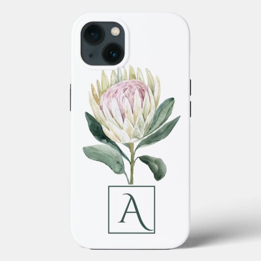 Protea met bladeren Case-Mate iPhone hoes (Achterkant)