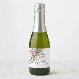 Protea Mini Wijnlabel Sparkling Wijnetiket