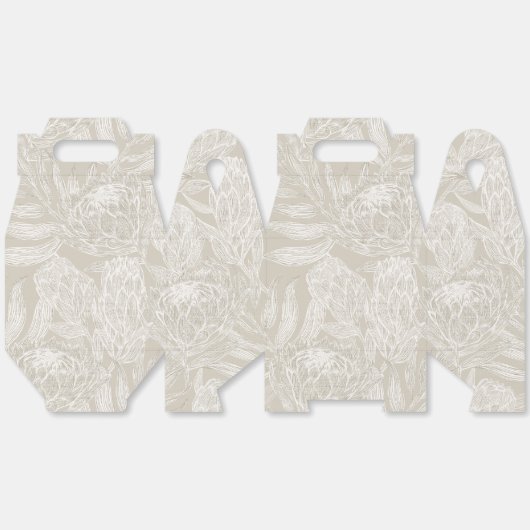 Protea Paradise 1 Bedankdoosjes (Ongevouwen)