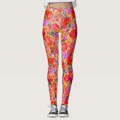 Protea Pattern Leggings (Voorkant)