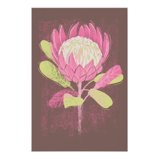 Protea Perfect Poster (Voorkant)