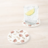 Protea & Pod Zandsteen Onderzetter (Zijkant)