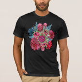 Protea & regenwoud bloeit - Bold Tropical T-shirt (Voorkant)