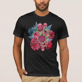 Protea & regenwoud bloeit - Bold Tropical T-shirt