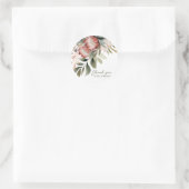 Protea Ronde Sticker (Tas)
