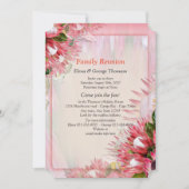 Protea - Strelitzia Bloemboeketten Reünie Kaart (Voorkant)