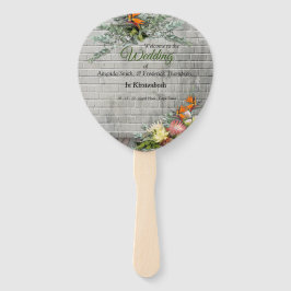 Protea - Strelitzia Flower Handwaaier