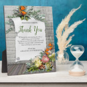 Protea - Strelitzia Flower Hartelijk dank Fotoplaat (Zijkant)