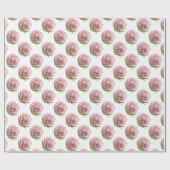 Protea suikerbos bloem waterverf Afrikaanse plant Cadeaupapier (Vlak)