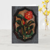 Protea van de koning kaart (Gele Bloem)