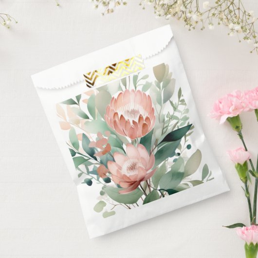 Protea voorkeurstas bedankzakje (Gezegeld)