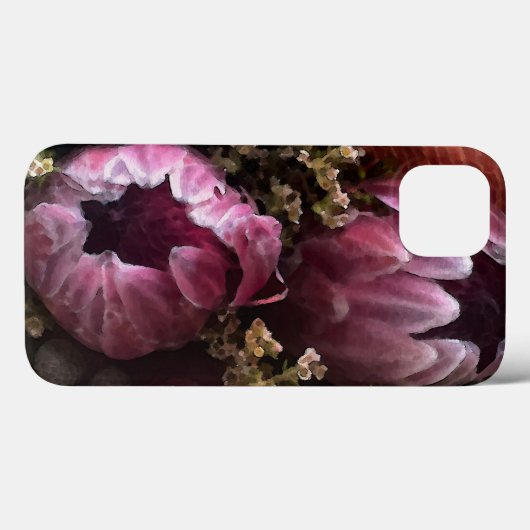 Protea Waterverf iPhone Hoesje II (Achterkant (horizontaal))