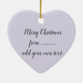 Proteas kerstversiering op maat keramisch ornament (Achterkant)