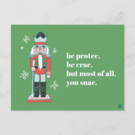 "Protec" Nutkraker Holiday Briefkaart