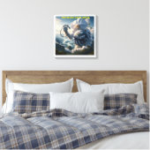 PROTEÇÃO DO PLANETA - CANVAS esticada (Insitu (Slaapkamer))