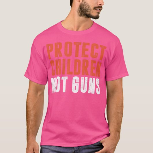 Protect Children Not Guns T-shirt (Voorkant)
