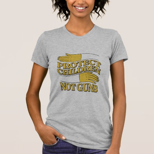 Protect Children Not Guns T-shirt (Voorkant)