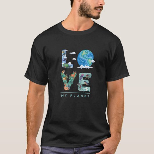 Protect Earth Climate Warming Climate Change Safe  T-shirt (Voorkant)