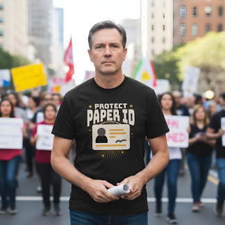 Protect Paper ID - Identity Security T-shirt