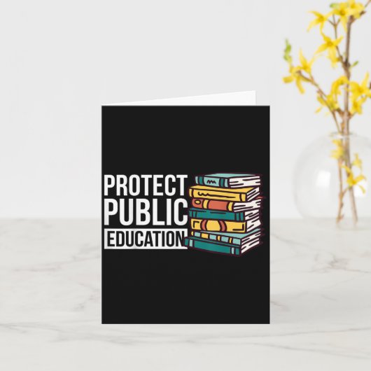 Protect Public Education Kaart (Gele Bloem)