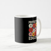 Protect Public Education  Koffiemok (Voorkant rechts)