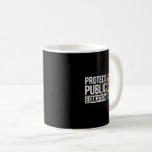 Protect Public Education Koffiemok (Voorkant rechts)