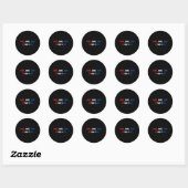 Protect Roe  Roe Roe Roe Your Vote  Pro Roe  Pro C Ronde Sticker (Vel)