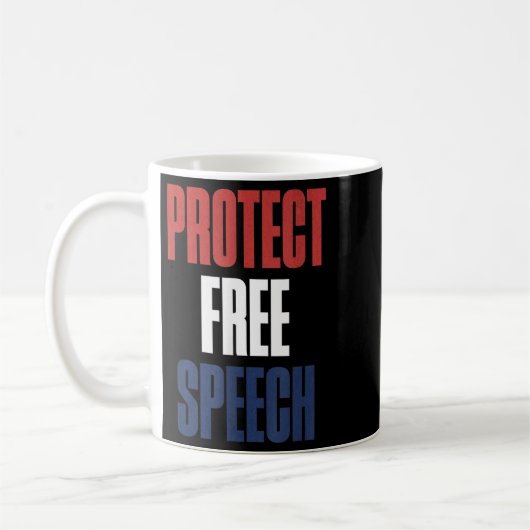 Protect Speech Patriotic Men And Women Koffiemok (Links)