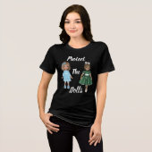 Protect The Dolls Tri-Blend T-shirt (Voorkant volledig)