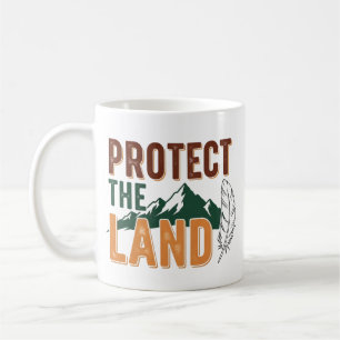 "Protect the Land" Eco-vriendelijke bergnatuur Koffiemok