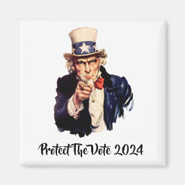 Protect The Vote 2024 Magnet