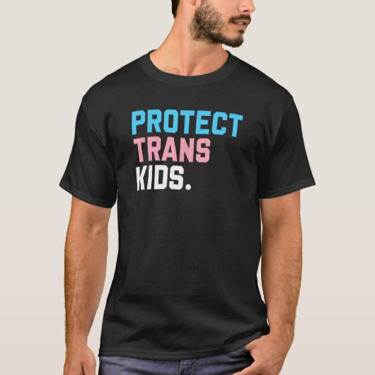 Protect Trans Kids LGBT Support LGBT Pride T-shirt (Voorkant)