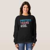 Protect Trans Kids  LGBT Support LGBT Pride Trui (Voorkant volledig)